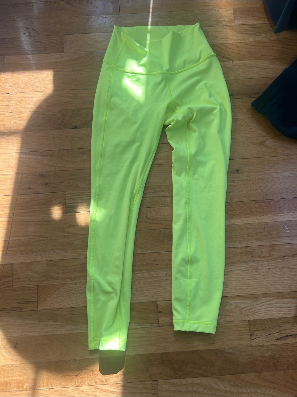 Neon Green Lululemon align leggings